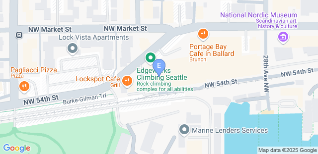 Map to Edgeworks Seattle